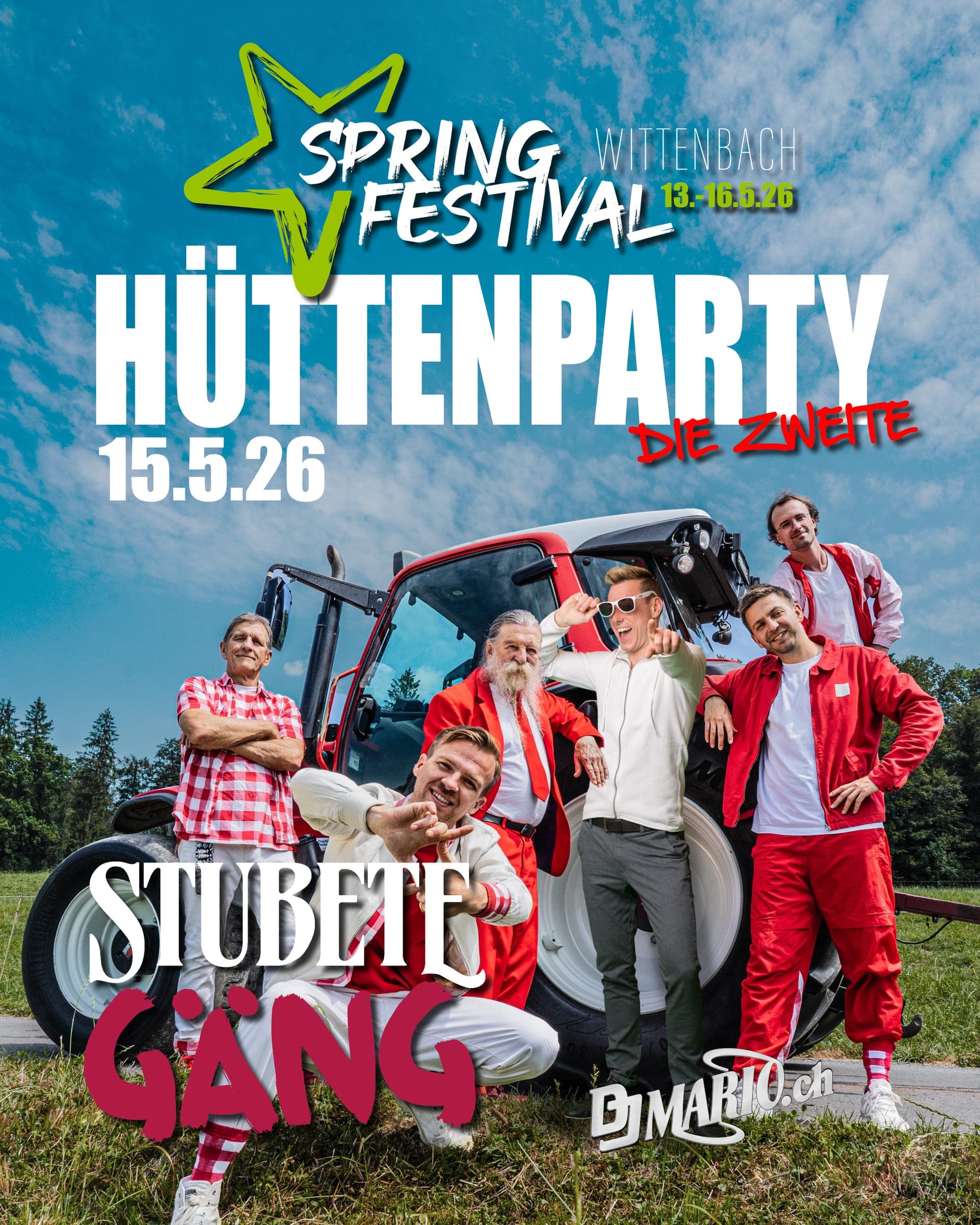 Eventflyer Hüttenparty — Grafik & Design von b-emotion