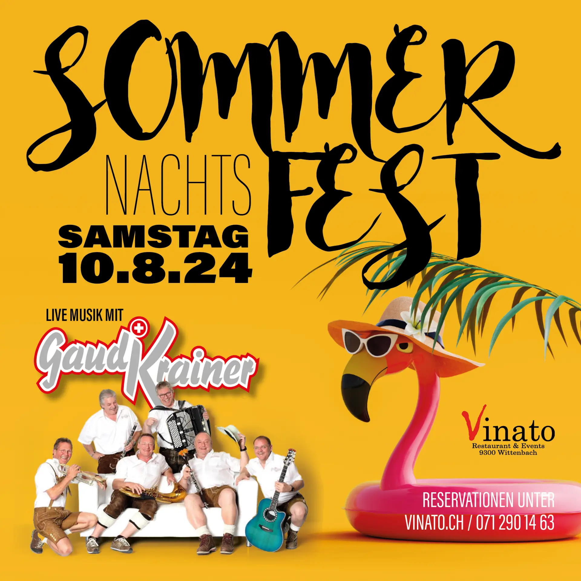Eventflyer Sommerfest — Grafik & Design von b-emotion