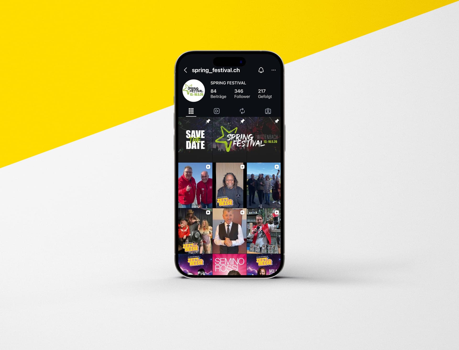 Social-Media-Mockup Springfestival — b-emotion