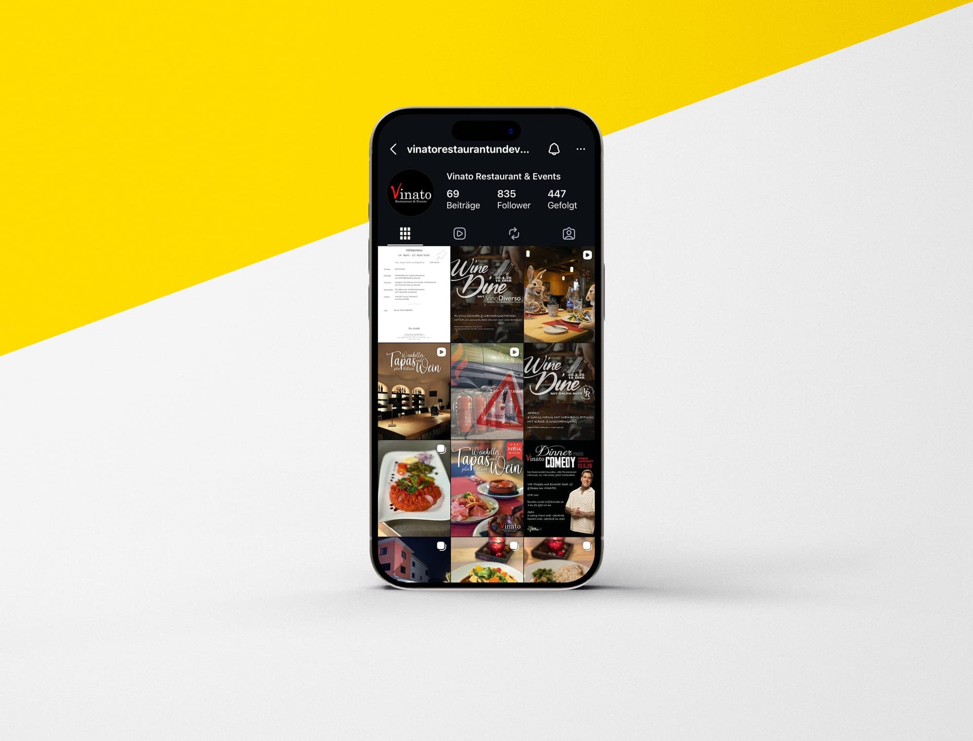 Social-Media-Mockup Vinato — b-emotion